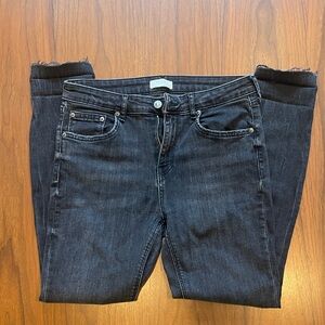 Zara Faded Black Jeans